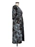 BCBGMAXAZRIA Paisley Gray Casual Dress Size L - photo 4