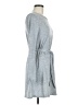Rewind Solid Gray Casual Dress Size M - photo 4