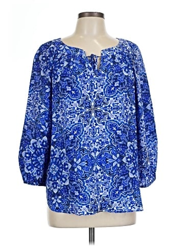 Alice & Trixie 3/4 Sleeve Silk Top (view 1)