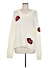 Wooden Ships Hearts Ivory Pullover Sweater Size M - photo 1