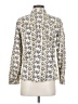CAbi Animal Print Ivory Long Sleeve Blouse Size XS - photo 2