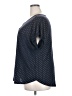 Basic Editions Polka Dots Blue Short Sleeve T-Shirt Size 2X - photo 5