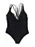 Unbranded Paisley Black One Piece Swimsuit Size L - photo 2