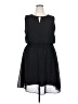 Chico's 100% Polyester Stars Black Casual Dress Size XXL (4) - photo 1