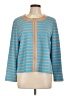 St. John Stripes Blue Cardigan Size L (estimated) - photo 1