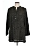 Assorted Brands 100% Polyester Animal Print Black 3/4 Sleeve Blouse Size L - photo 1