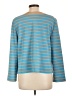 St. John Stripes Blue Cardigan Size L (estimated) - photo 2