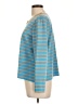 St. John Stripes Blue Cardigan Size L (estimated) - photo 5