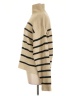 Gilli 100% Acrylic Stripes Tan Turtleneck Sweater Size L - photo 5