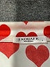 Ekouaer Hearts Red Short Sleeve Blouse Size S - photo 7
