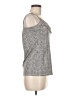 Ann Taylor LOFT Silver Sleeveless Top Size M - photo 4