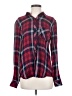 Rails 100% Rayon Plaid Red Long Sleeve Blouse Size S - photo 1