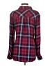 Rails 100% Rayon Plaid Red Long Sleeve Blouse Size S - photo 2