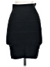 BCBGMAXAZRIA Solid Black Formal Skirt Size XS - photo 2
