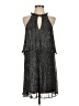Ella Moss 100% Polyester Metallic Silver Cocktail Dress Size S - photo 1