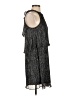 Ella Moss 100% Polyester Metallic Silver Cocktail Dress Size S - photo 4