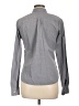 Steven Alan 100% Cotton Chevron-herringbone Gray Long Sleeve Button-Down Shirt Size L - photo 2