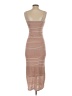 Intermix Stripes Brown Casual Dress Size S - photo 2