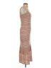 Intermix Stripes Brown Casual Dress Size S - photo 4