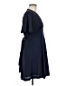 Three Dots Solid Blue Casual Dress Size P (petite) - photo 4