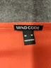 Mind Code Solid Orange Cocktail Dress Size M - photo 7