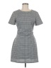 Lulus Houndstooth Gray Casual Dress Size M - photo 1