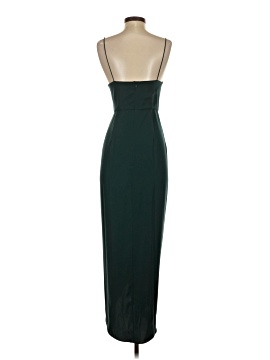 green emerald velvet dress Shona Joy Angelica Lace Back Maxi