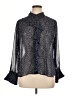 Zara Polka Dots Black 3/4 Sleeve Blouse Size XL - photo 1