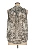 Apt. 9 100% Polyester Animal Print Silver Sleeveless Blouse Size 0X - photo 2