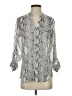 Kut from the Kloth 100% Polyester Animal Print Gray 3/4 Sleeve Blouse Size XS - photo 1