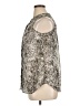 Apt. 9 100% Polyester Animal Print Silver Sleeveless Blouse Size 0X - photo 5