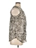 Apt. 9 100% Polyester Animal Print Silver Sleeveless Blouse Size 0X - photo 4