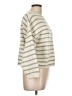 By Together Stripes Ivory Pullover Sweater Size L - photo 4