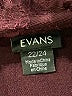 Evans Burgundy Long Sleeve Blouse Size 22 - 24 - photo 7