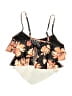 Holipick Floral Orange Swimsuit Top Size XS - photo 2