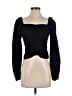 Gap 100% Cotton Black Long Sleeve Top Size XS - photo 1
