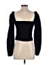 Gap 100% Cotton Black Long Sleeve Top Size XS - photo 2