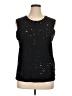 Michael Lauren Black Sleeveless Blouse Size M - photo 1