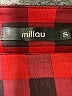 Millau 100% Polyester Red Short Sleeve Blouse Size S - photo 7