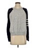 Q2 Color Block Gray Pullover Sweater Size S - photo 1