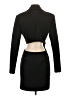 Good American Black Coat Size XS (0) - photo 2