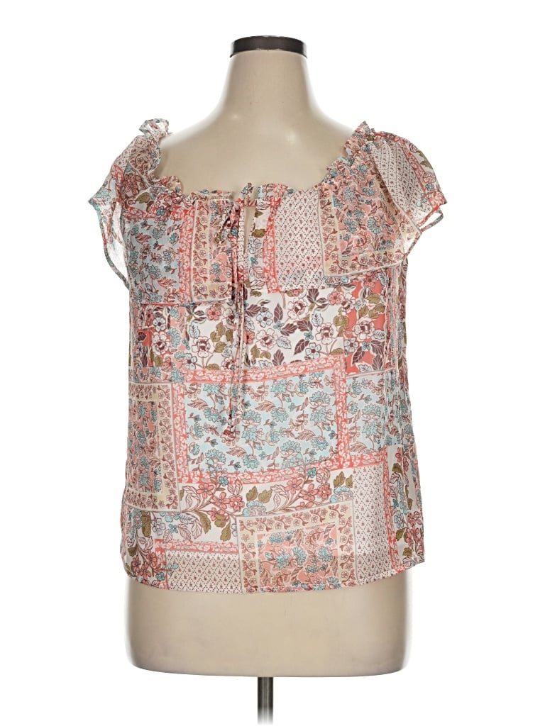 Pre-owned A. Byer Sleeveless Blouse In Pink