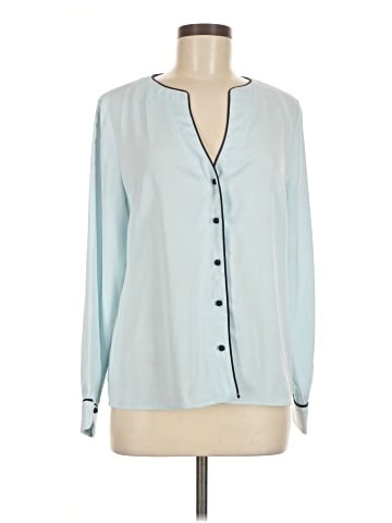Allegra K Long Sleeve Blouse (view 1)
