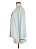 Allegra K 100% Polyester Blue Long Sleeve Blouse Size M - photo 5