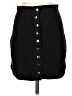 BB Dakota Solid Black Casual Skirt Size 2 - photo 1