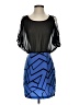 Forever 21 100% Polyester Graphic Blue Cocktail Dress Size S - photo 1