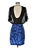 Forever 21 100% Polyester Graphic Blue Cocktail Dress Size S - photo 2