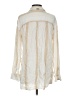 Billabong Stripes Ivory Long Sleeve Button-Down Shirt Size S - photo 2