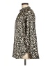 Ann Taylor LOFT Animal Print Brown Long Sleeve Blouse Size M - photo 5
