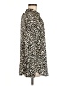 Ann Taylor LOFT Animal Print Brown Long Sleeve Blouse Size M - photo 4